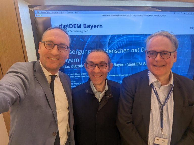 "digiDEM Bayern ist bereits jetzt das größte Demenzregister in Deutschland", sagte Bernhard Seidenath, Vorsitzender des Ausschusses für Gesundheit und Pflege im bayerischen Landtag.