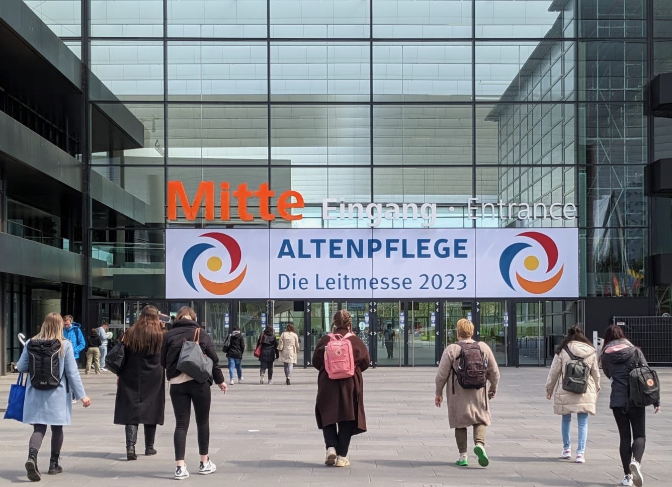 digiDEM Bayern auf Leitmesse Altenpflege 2023 in Nürnberg