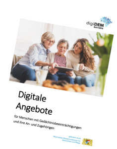 Neue Demenz-Broschüre informiert über digitale Angebote